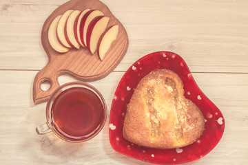 Homemade Organic Apple Pie Dessert Ready to Eat