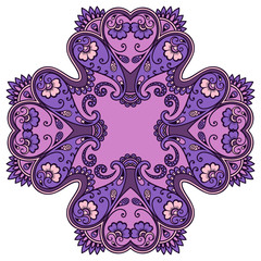 Vector color mandala.
