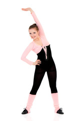 Woman doing fitness exercise