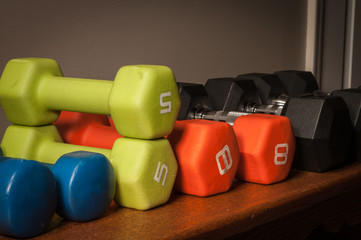 Weights Ready For Workout and Excerise