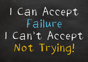I Can Accept Failure
