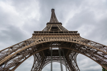 Naklejka na ściany i meble The Eiffel Tower in Paris, France
