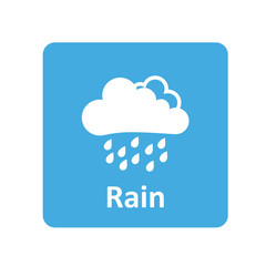 Rain icon for web and UI