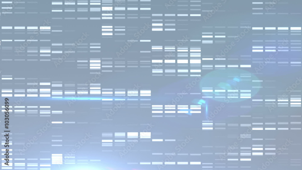 Poster animation of white squares moving fast