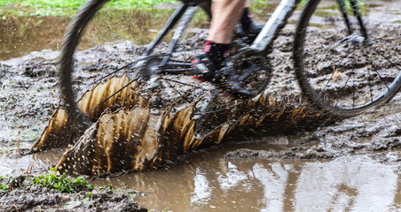 Obraz premium cyclo-cross