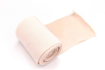 Medical bandage roll isolated