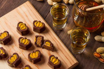 peanut butter coconut cacao truffles