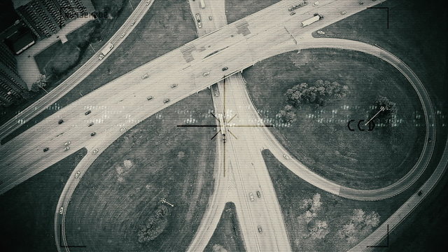 Spy UAV over Urban zone searching for something or someone !