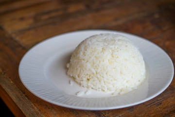 Fototapeta na wymiar Cooked rice