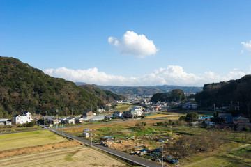 Fototapeta na wymiar Scenery of Izunokuni-shi