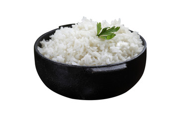 Rice on a iron pot