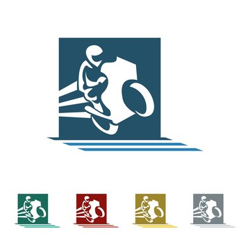 moto logo icon Vector