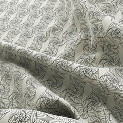 Fabric with cartoon pentagon pattern for background