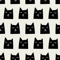 seamless cat pattern