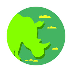 World wildlife day rhino