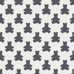 Fototapeta na wymiar seamless bear pattern