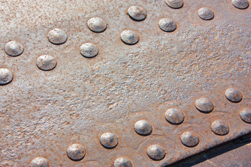 background of the rivets