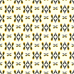 abstract geometric seamless pattern in retro style on a light background