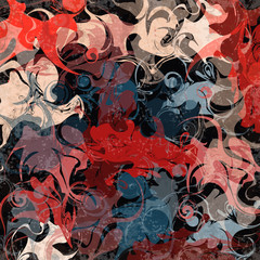 beautiful colored blots grunge effect vector illustration