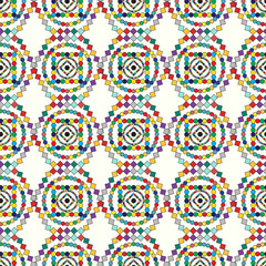 beautiful geometric abstract seamless pattern vector illustration