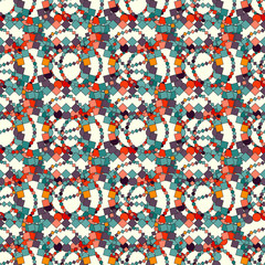 bright abstract geometric seamless pattern vector illustration
