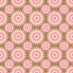 bright pink stars abstract seamless pattern vector illustration