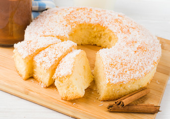 hot chocolate and home made cakes