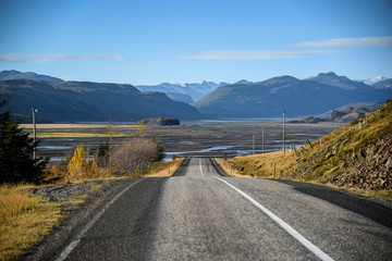 Ring road in summer of Iceland