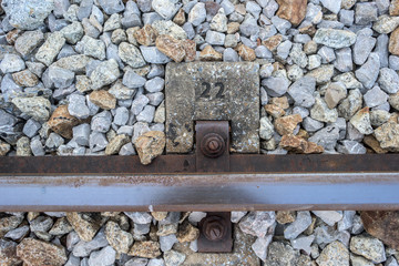 Train and Railway at Train Station