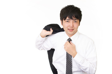 笑顔のビジネスマン