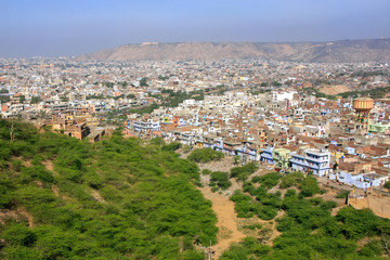 Fototapeta na wymiar View of Jaipur city, Rajasthan, India.