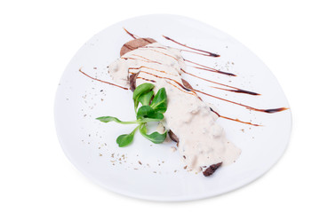 Delicious roasted veal tongue.