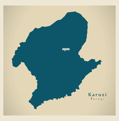 Modern Map - Karuzi BI