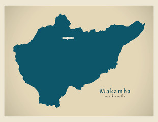 Modern Map - Makamba BI