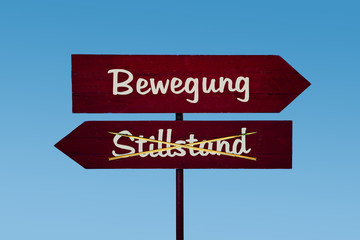 Schild 48 - Bewegung