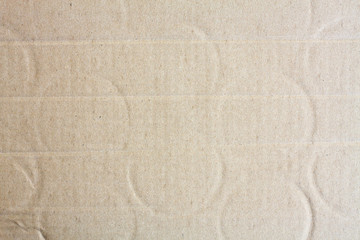 Close up brown cardboard paper background and texture