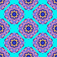 Seamless pattern. Vintage elements vector illustration