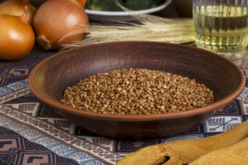 handful of buckwheat