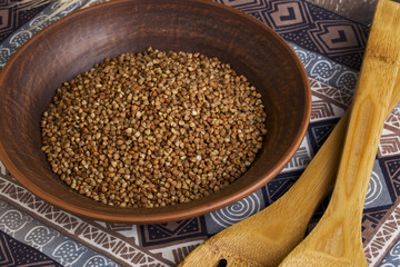 handful of buckwheat