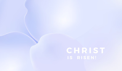 easter christian vector illustration, eps 10 with transparency and gradient mesh