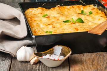 Traditional italian lasagna