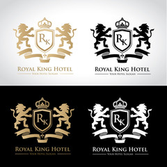 Luxury logo,boutique identity,real estate,property,royalty logo,hotel logo,crest logo,Victorian style logo,Vector Logo Template.