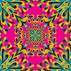 Seamless pattern. Vintage decorative elements vector illustration
