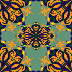 beautiful seamless pattern. decorative elements vector illustration