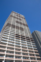 Fototapeta na wymiar 東京ベイエリアの高層マンション