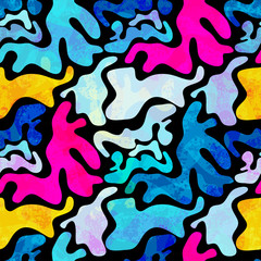 Graffiti Background Urban art seamless pattern