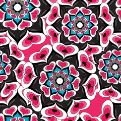 beautiful seamless pattern. Decorative elements. vector illustration