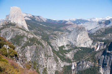 Hiking panaramic train in Yosemite