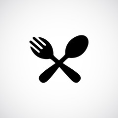 fork and spoon  icon