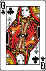 Queen of clubs